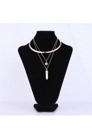 Women's Alloy NecklaceDaily Cubic Zirconia-61161054