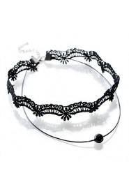 Women's Black Lace Choker Necklace Anniversary / Daily / Special Occasion / Office & Career