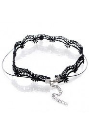 Women's Black Lace Choker Necklace Anniversary / Daily / Special Occasion / Office & Career