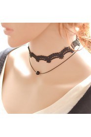 Women's Black Lace Choker Necklace Anniversary / Daily / Special Occasion / Office & Career