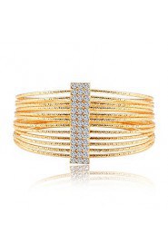 Personality Multilayer Rhinestones Vintage Bracelet