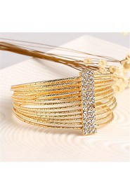 Personality Multilayer Rhinestones Vintage Bracelet