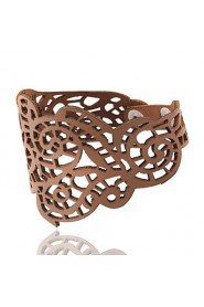 Fashion Personality Hollow Out Pattern Leather Bracelets