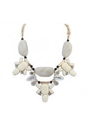 Elegant Atmosphere Stone Necklace Elegant Accessories