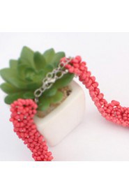 Sweet Temperament Exaggerated Beaded Necklace