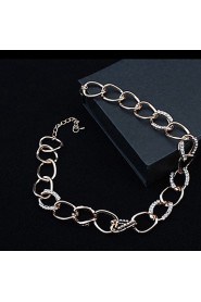 Stylish Atmosphere Chain Necklace Big Diamond