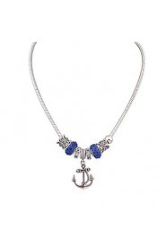 Simple Fashion Anchor Necklace