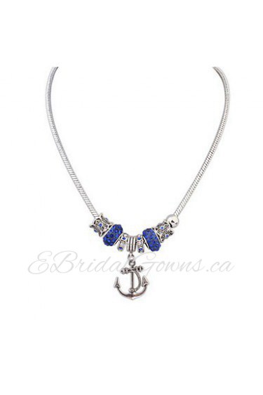 Simple Fashion Anchor Necklace