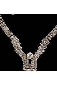 Jewelry Set Women's Anniversary / Wedding / Engagement / Gift / Party / Special Occasion Jewelry Sets Alloy / Rhinestone Rhinestone