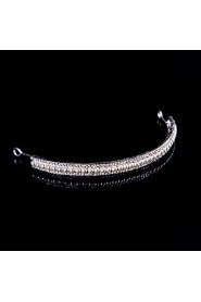 Women Alloy Tiaras With Imitation Pearl/Rhinestone Wedding/Party Headpiece