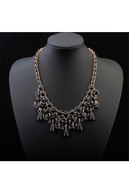 Fashion Circle Drops Necklace