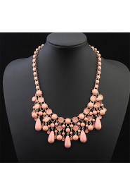 Fashion Circle Drops Necklace