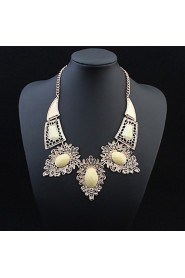 Fashion Exaggerated Large Oval Exquisite Necklace