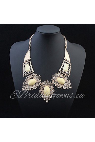 Fashion Exaggerated Large Oval Exquisite Necklace