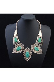 Fashion Exaggerated Large Oval Exquisite Necklace