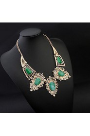 Fashion Exaggerated Large Oval Exquisite Necklace