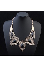 Fashion Exaggerated Large Oval Exquisite Necklace