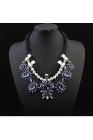 Delicate Flowers Blossoming Fashion High-End Jewelry Necklace