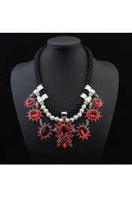 Delicate Flowers Blossoming Fashion High-End Jewelry Necklace