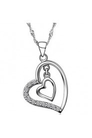 925 Silver Love Heart Pendant