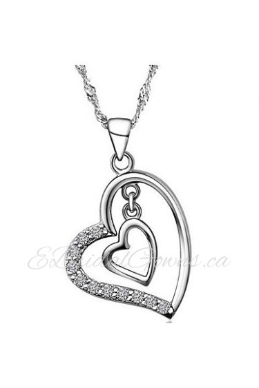 925 Silver Love Heart Pendant