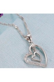 925 Silver Love Heart Pendant