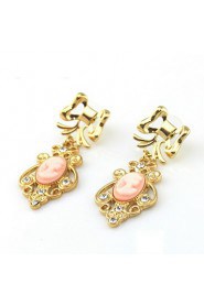 Chandelier Earrings Women's Alloy Earring Rhinestone