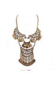 Fashion circle tassel necklace