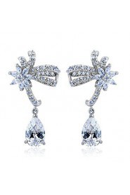 Drop Earrings Couples'/Kid's/Women's Cubic Zirconia Earring Cubic Zirconia