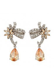 Drop Earrings Couples'/Kid's/Women's Cubic Zirconia Earring Cubic Zirconia