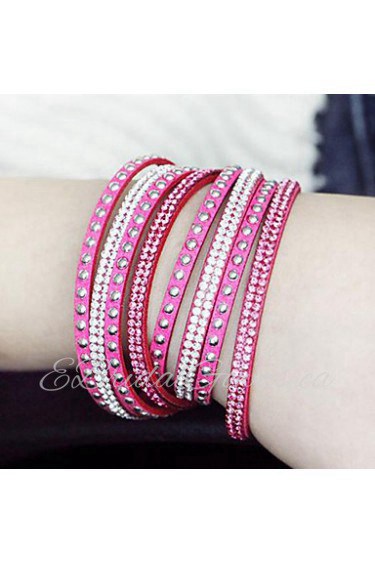 European Style Fashion Wild Long Leather Bracelet(More Colors)