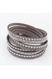 European Style Fashion Wild Long Leather Bracelet(More Colors)