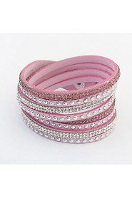 European Style Fashion Wild Long Leather Bracelet(More Colors)