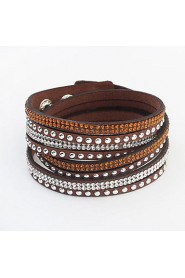 European Style Fashion Wild Long Leather Bracelet(More Colors)