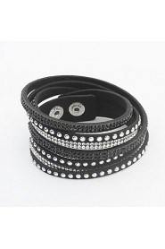 European Style Fashion Wild Long Leather Bracelet(More Colors)