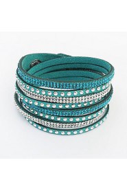 European Style Fashion Wild Long Leather Bracelet(More Colors)