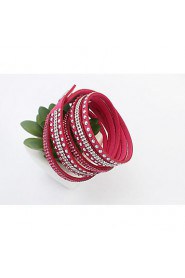 European Style Fashion Wild Long Leather Bracelet(More Colors)