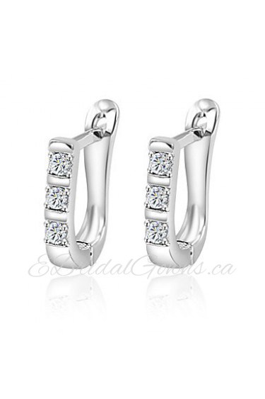 Luxury Popular Temperament U Shape Earrings