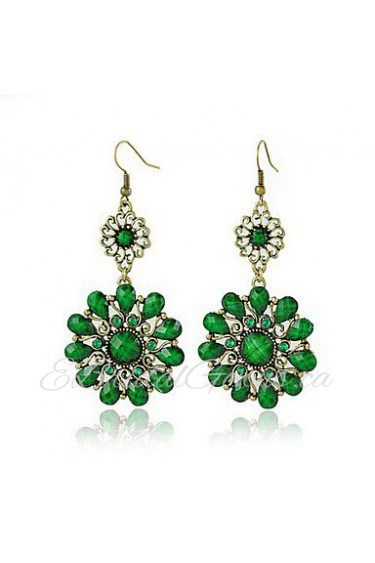 Drop Earrings Women's Alloy Earring Rhinestone