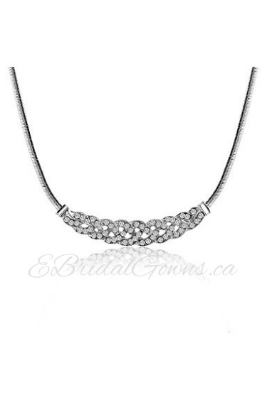 Personality Celebrities Temperament Hollow Cross Chaton Clavicle Chain Diamond Mosaic Necklaces