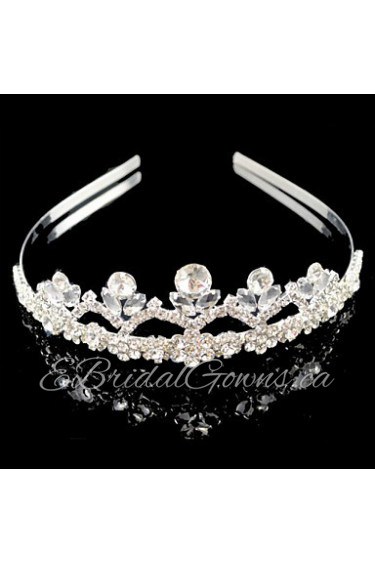 Wedding Bridal Flower Girls Kids Crystal Hair Band Headband Tiara