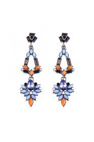 Fashion Trend Hyperbole Chromatic Geometry Earrings