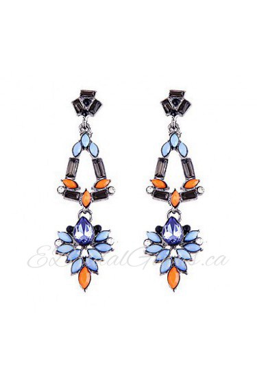 Fashion Trend Hyperbole Chromatic Geometry Earrings