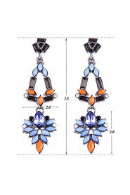 Fashion Trend Hyperbole Chromatic Geometry Earrings