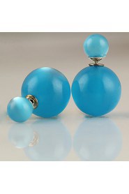 Multicolor Fashion Luxury Opal Ball Earrings