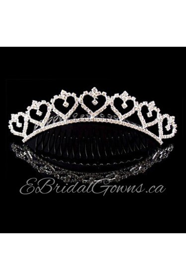 Bridal Wedding Princess Pageant Prom Crystal Tiara Crown Headband