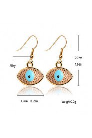 Punk Style Nightclub Fashion Shine Big Eyes Earrings