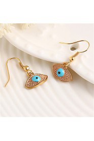 Punk Style Nightclub Fashion Shine Big Eyes Earrings