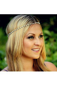 Bohemian Pearl Head Chain Jewelry Forehead Dance Headband