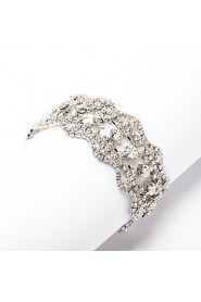 Women's Cuff Bracelet Alloy Rhinestone